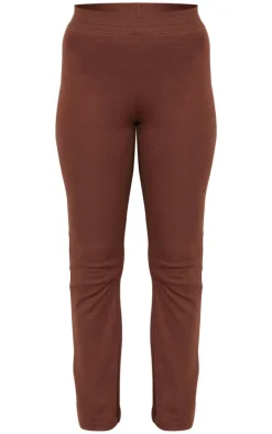 Brown Straight Leg Pant