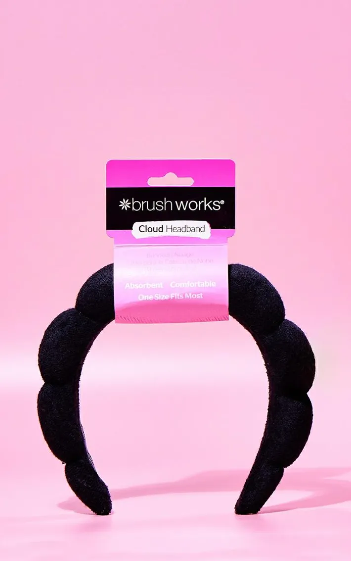 Brushworks Black Cloud Headband
