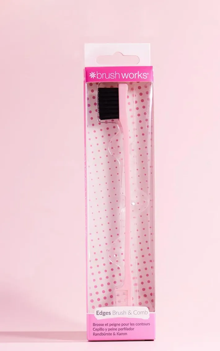 Brushworks Edge Brush & Comb