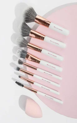 Brushworks Exclusive Makeup Brush And Sponge Set