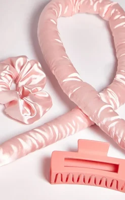 Brushworks Heatless Curler Pink