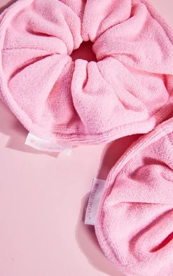 Brushworks Microfibre Hair Scrunchies 2 Pack