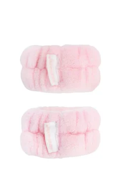 Brushworks Microfibre Wrist Washbands - 2 Sets