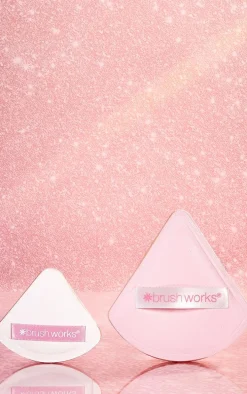 Brushworks Multi Triangular Pillow Puff Duo