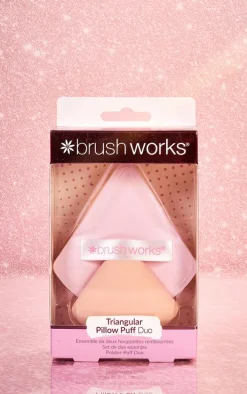 Brushworks Multi Triangular Pillow Puff Duo