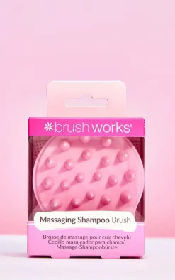 Brushworks Pink Scalp Massaging Brush
