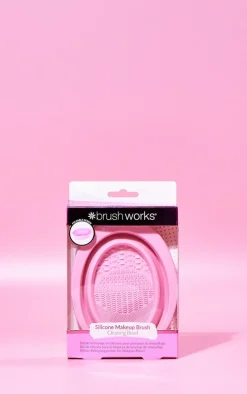 Brushworks Silicone Makeup Brush Cleaning Bowl