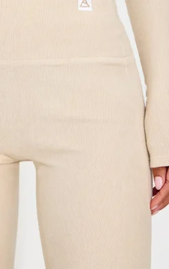 Butter Cream Brushed Rib Under Layer Leggings