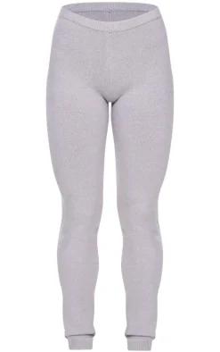 Charcoal Basic Knit Leggings