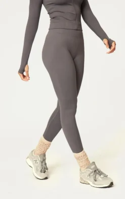 Charcoal Basic Seamless High Waist Gym Leggings