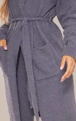 Charcoal Cosy Bath Robe