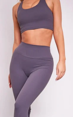 Charcoal Sculpt High Waist Gym Leggings