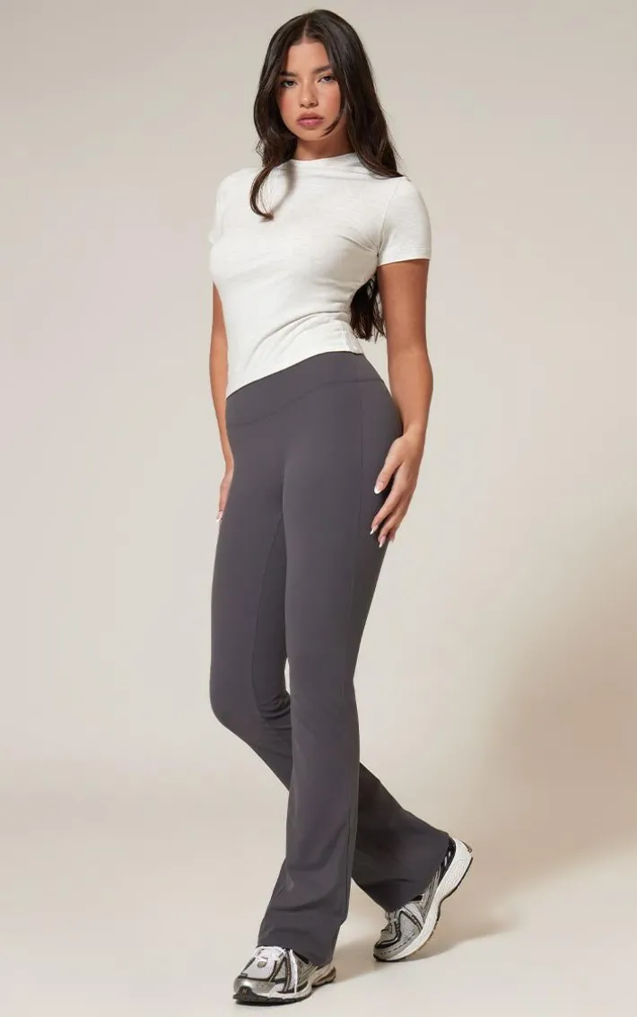 Charcoal Sculpt Straight Leg Yoga Pants