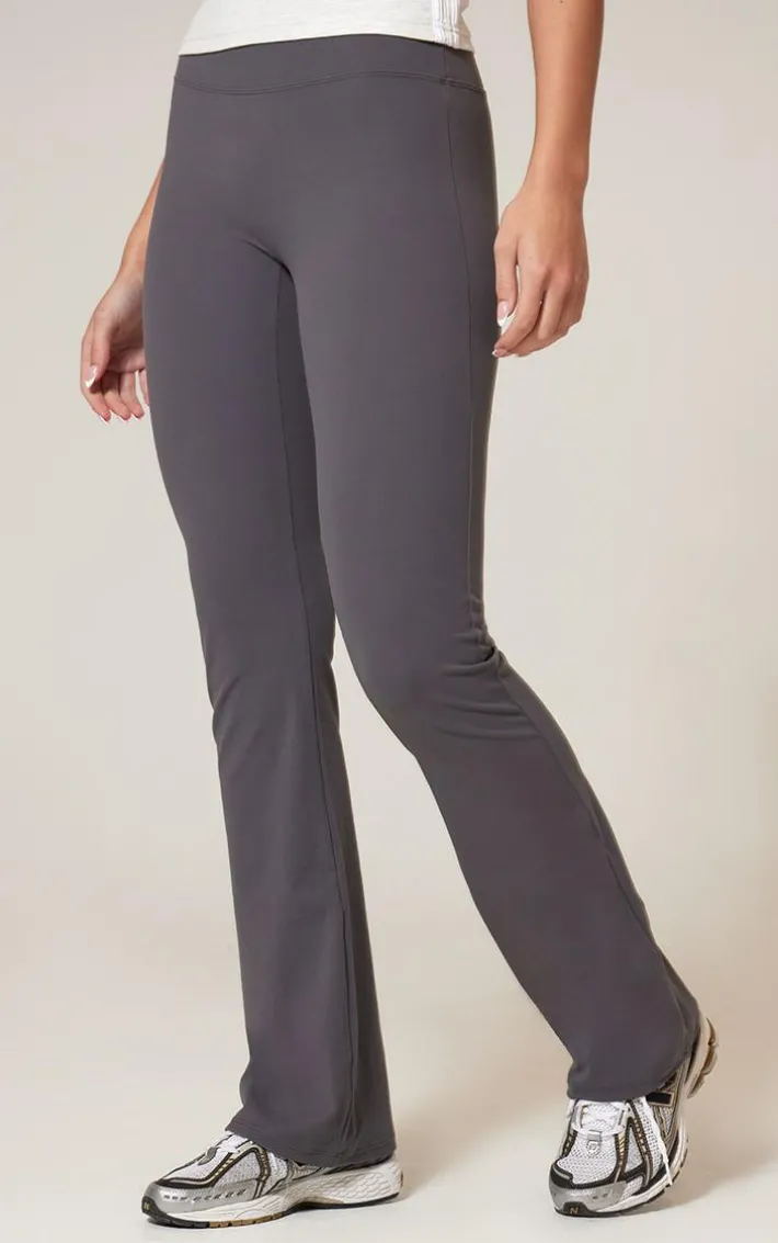 Charcoal Sculpt Straight Leg Yoga Pants
