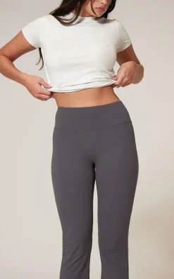 Charcoal Sculpt Straight Leg Yoga Pants