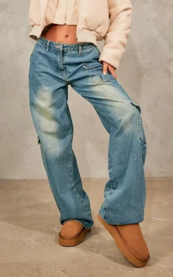 Chestnut Faux Suede Cleated Mini Ankle Boots