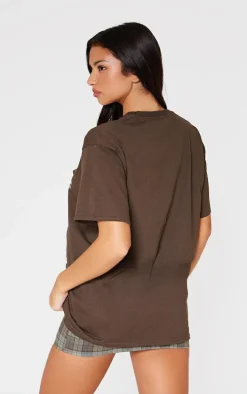 Chocolate Amalfi Oversized T Shirt