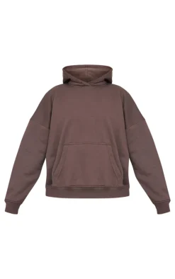 Chocolate Limited Editions Oversized Puff Print Hoodie
