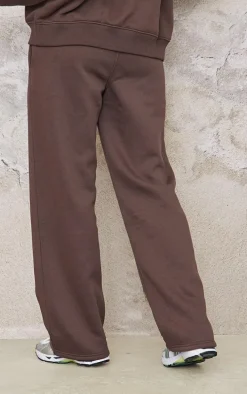 Chocolate Limited Editions Oversized Puff Print Straight Leg Sweatpants