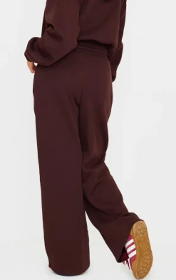 Chocolate Studio Archives Embroidered Wide Leg Sweatpants