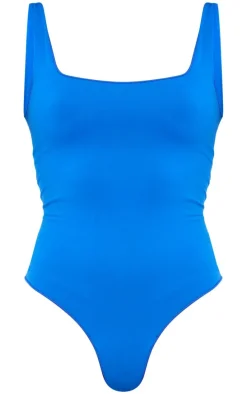 Cobalt Blue Seamless Lingerie Bodysuit