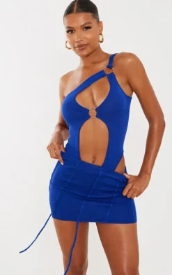 Cobalt Ring Cut Out Knit Bodysuit