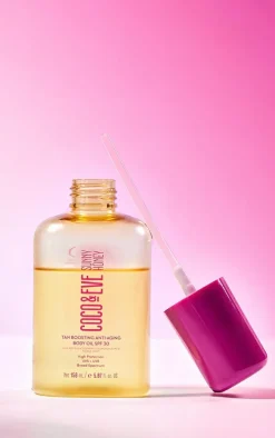 Coco & Eve Sunny Honey Tan Boosting Anti-Ageing Body Oil SPF30