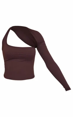 Coffee Snatched Sculpt Arm Detail Top
