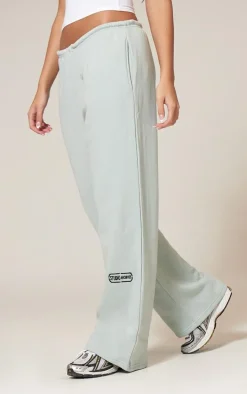 Cool Blue Studio Archive Embroidered Thin Waistband Drop Crotch Sweatpants