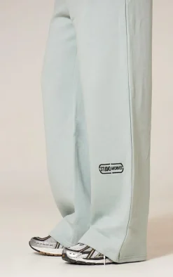 Cool Blue Studio Archive Embroidered Thin Waistband Drop Crotch Sweatpants