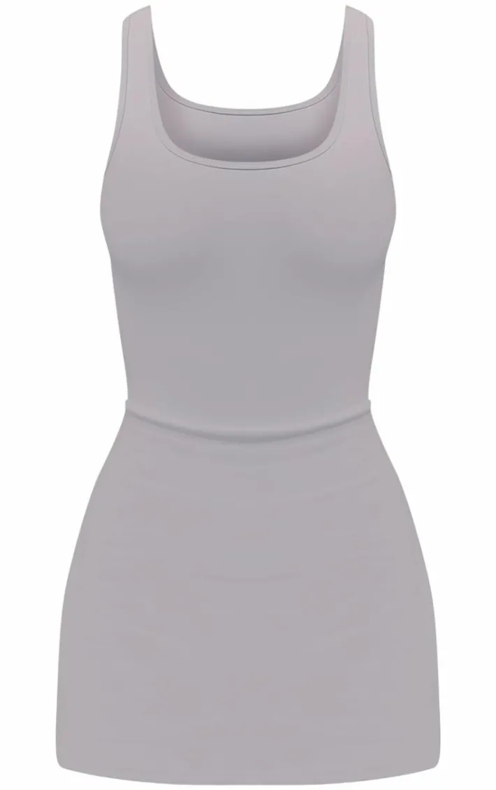 Cornflower Blue Sculpt Sleeveless Sports Dress