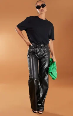 Cotton Black Oversized T-Shirt