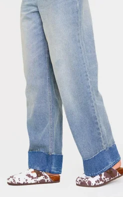 Cow Print Faux Suede Round Toe Buckle Mule Clogs