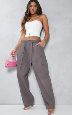 Cream Bandage Hook And Eye Structured Corset