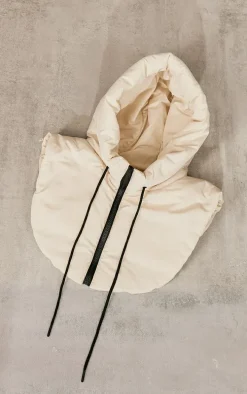 Cream Detachable Hood