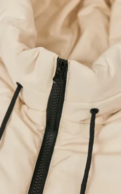 Cream Detachable Hood