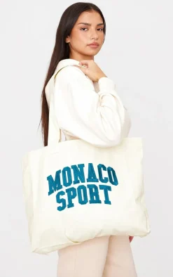 Cream 'Monaco' Tote Bag