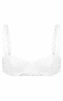 Cream Textured Bralet