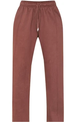 Dark Chocolate Basic Wide Leg Sweatpants