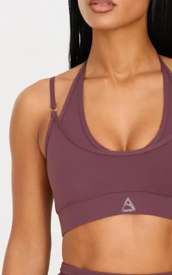Dark Chocolate Double Layer Sports Bra