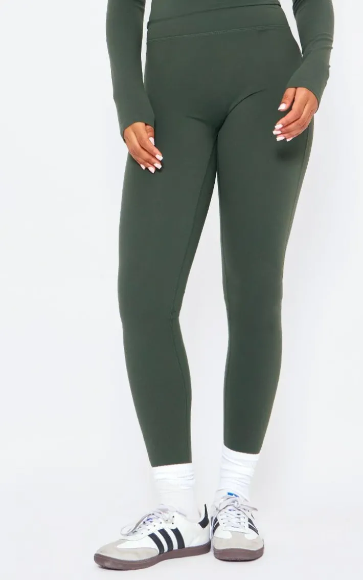Dark Green Snatched Sculpt Leggings