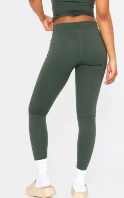 Dark Green Snatched Sculpt Leggings