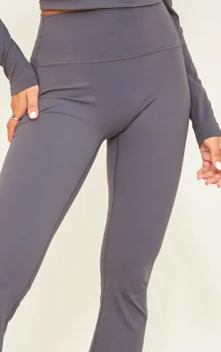 Dark Grey Sculpt Flare Yoga Pants