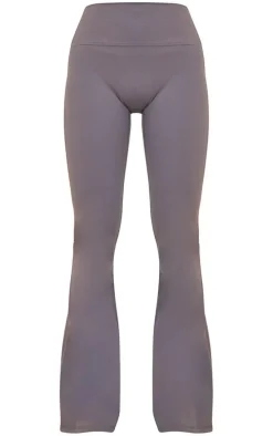 Dark Grey Sculpt Flare Yoga Pants