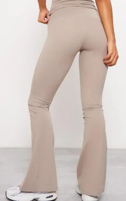 Deep Taupe Sculpt Flare Yoga Pants