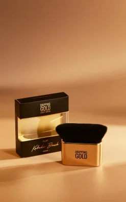 Dripping Gold Body Contour Kabuki Brush