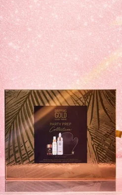 Dripping Gold Pary Prep Tanning Collection Set Medium (Worth £51)