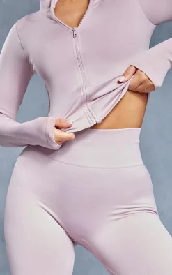 Dusty Pink Basic Seamless High Waist Gym Leggings