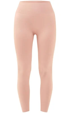 Dusty Pink Basic Seamless High Waist Gym Leggings