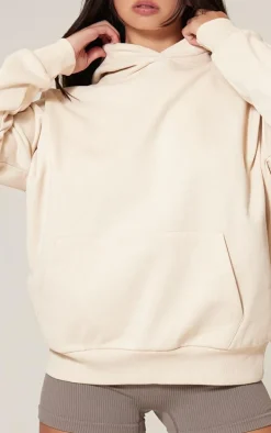 Ecru Premium Basic Oversized Hoodie
